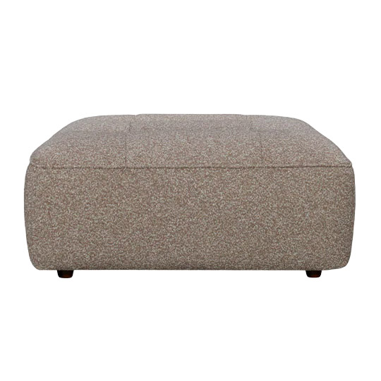 NED Collections Grace Ottoman - Fawn Cloud